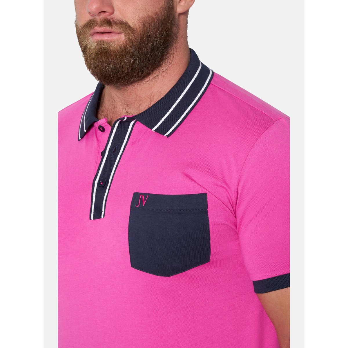 Lot de 2 polos SKALLE vert clair rose vif, JAN VANDERSTORM