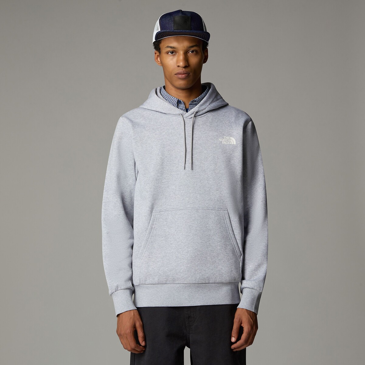Sweat à capuche Simple Dome gris, THE NORTH FACE