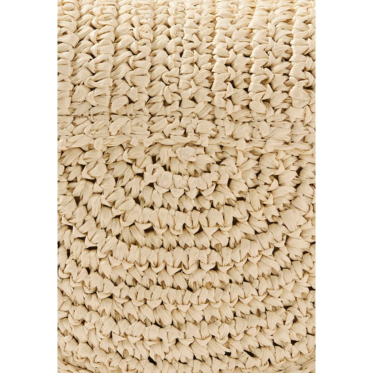 Sac besace tressé blanc cassé, DAMART