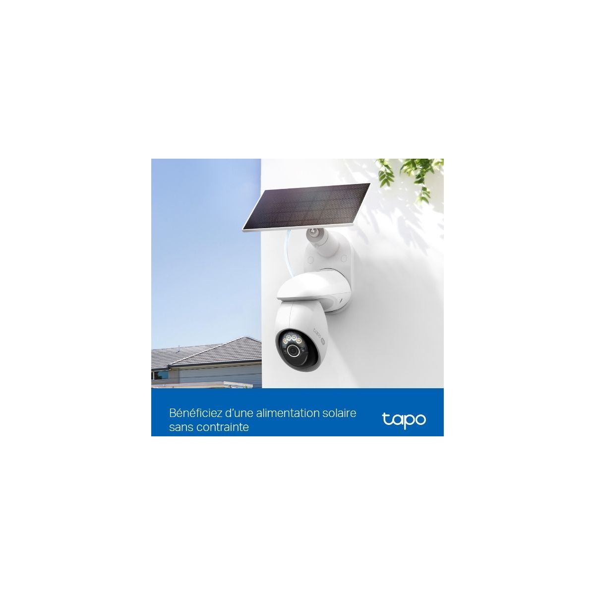 Caméra de surveillance Tapo TC92K + panneau solaire couleur unique, TP-LINK