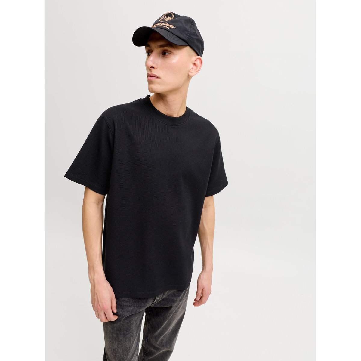 T-Shirt noire - black, JACK & JONES