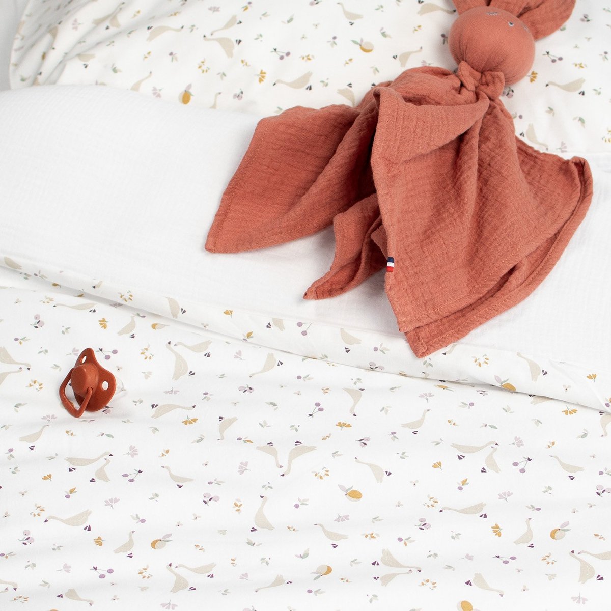 Housse de couette réversible SIDONIA sidonia, beige, écru, blanc, SEVIRA KIDS