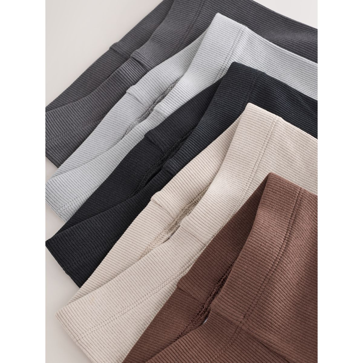 Legging côtelé, lot de 5 marron/gris, NEXT
