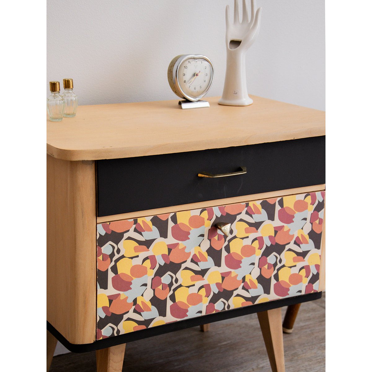 Table de chevet en bois Maïa N°116 - Bon état bois, DEBONGOUT