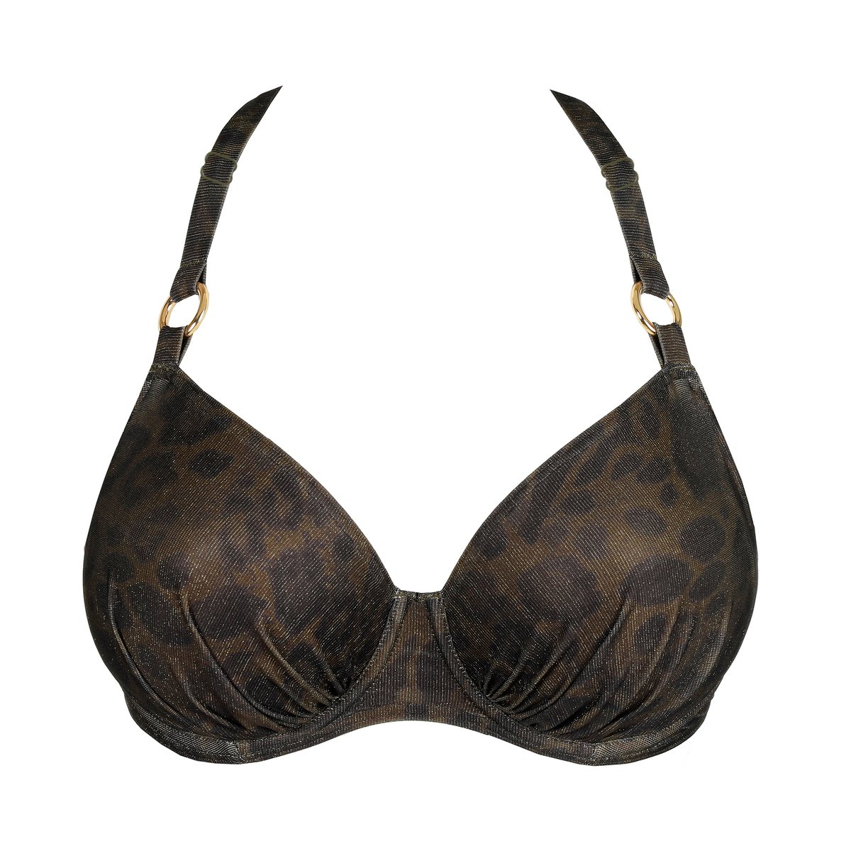 Haut de bikini emboîtant RATJADA vert - jungle jaguar, PRIMADONNA