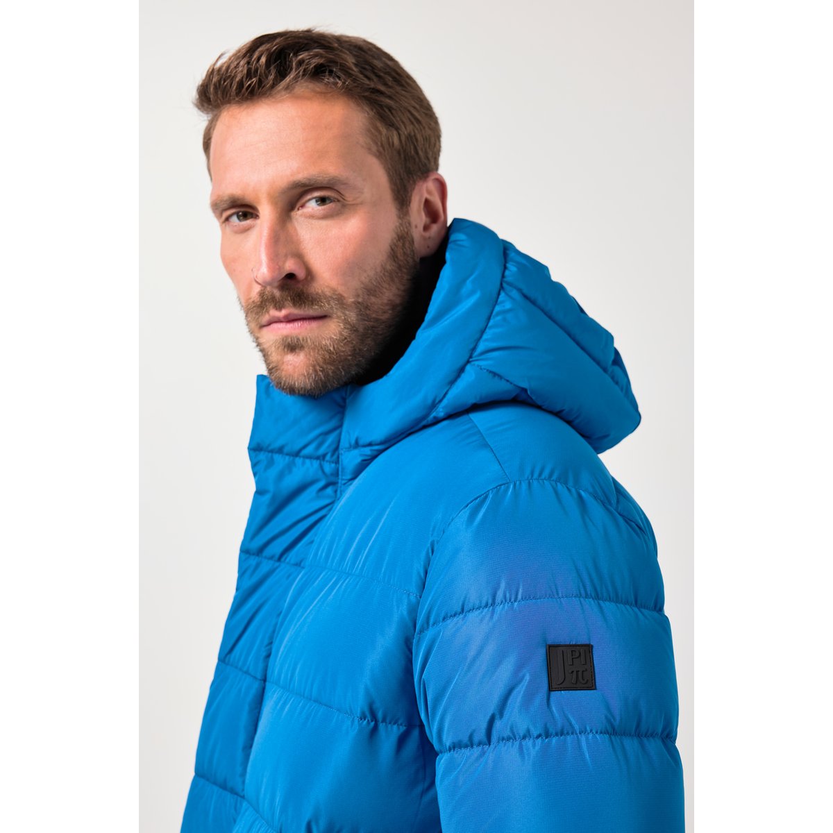 Parka matelassée ultra-chaude bleu moyen, JP1880