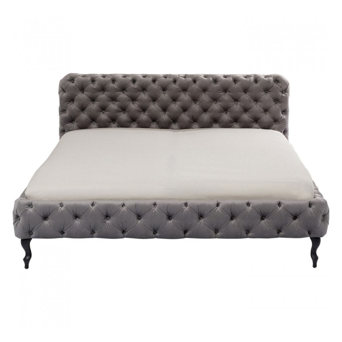 Cadre de lit en velours, DESIRE gris, KARE DESIGN