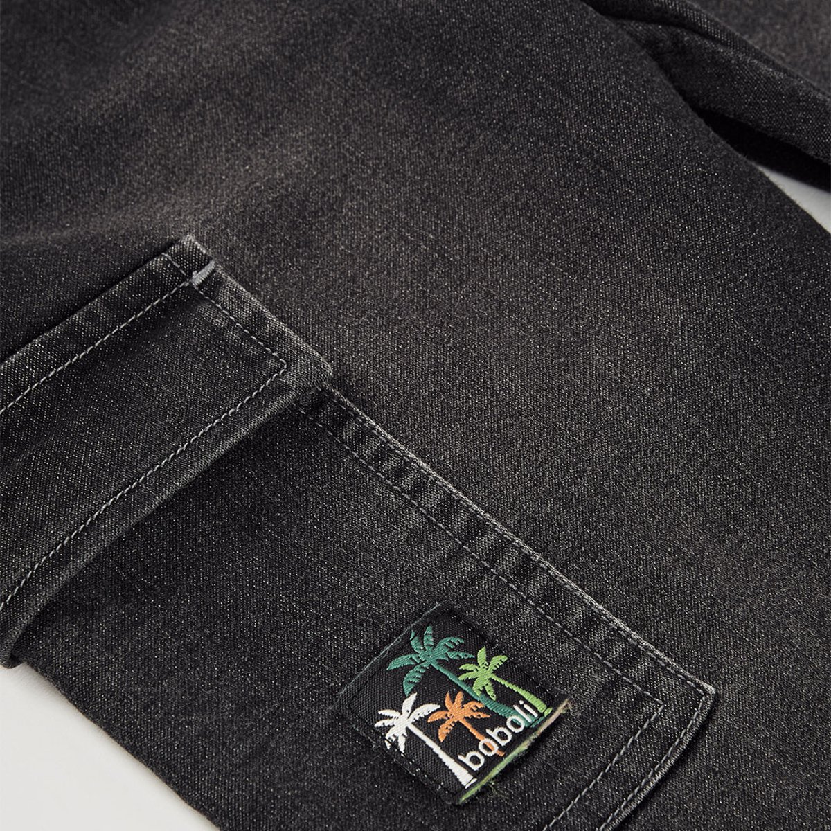 Pantalon enfant en jean gris, BOBOLI