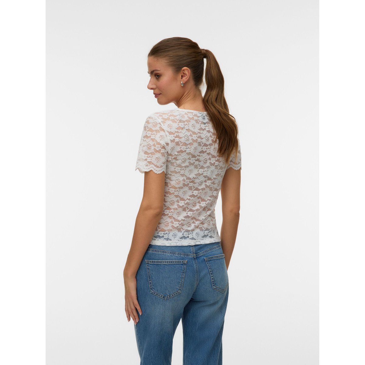 Top star white, VERO MODA