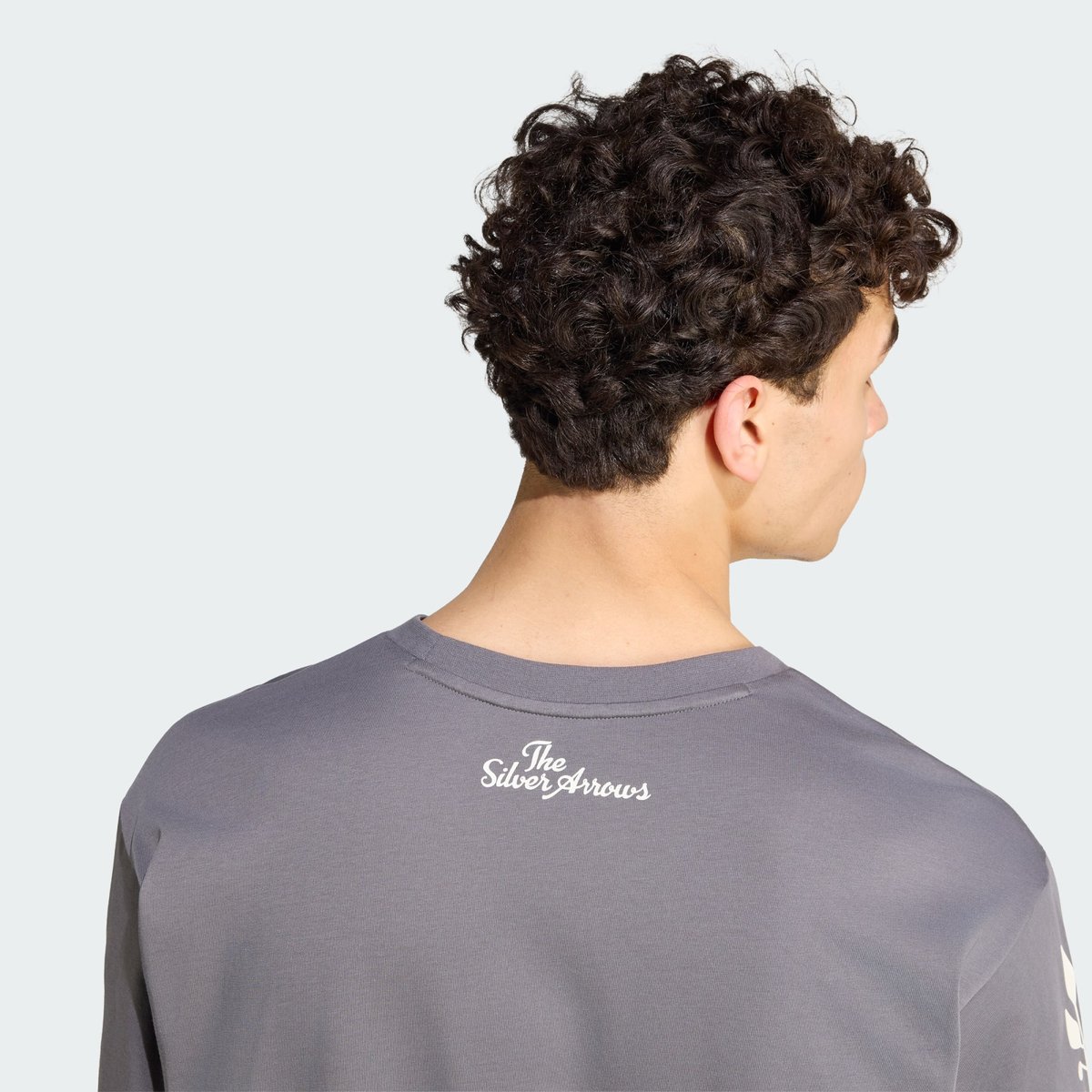 T-Shirt À Manches Longues Mercedes - Amg Petronas Formula 1 Team Silver Arrows Hommes granite / off white, adidas Performance