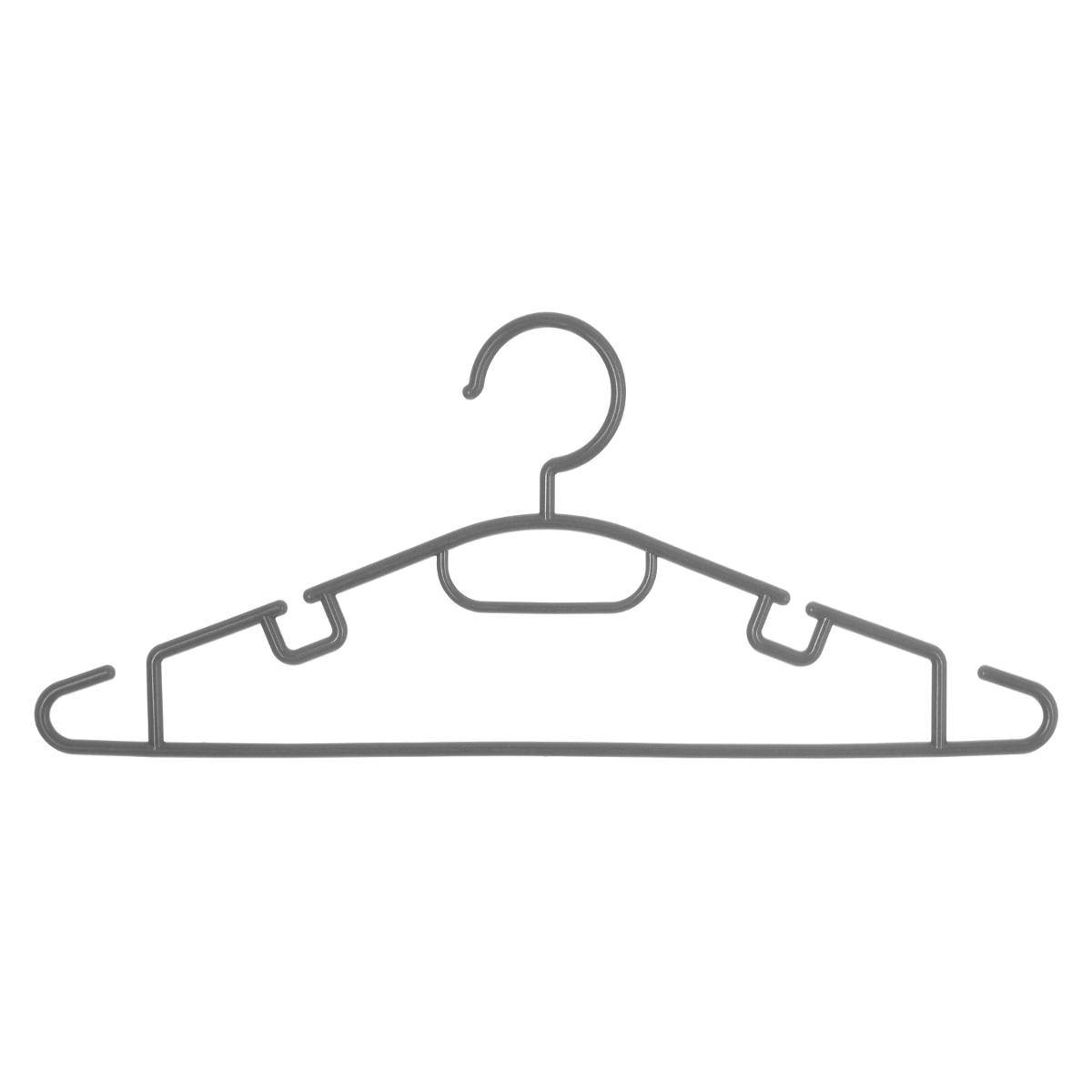 Lot de 10 cintres HANG'UP gris, 5FIVE SIMPLY SMART