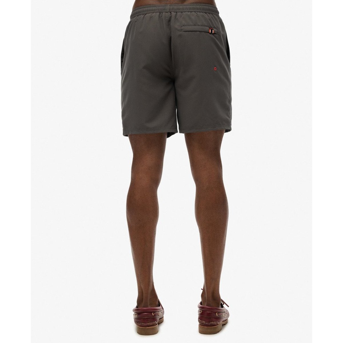 Short de bain à motif Sport longueur 43 cm anthracite, SUPERDRY