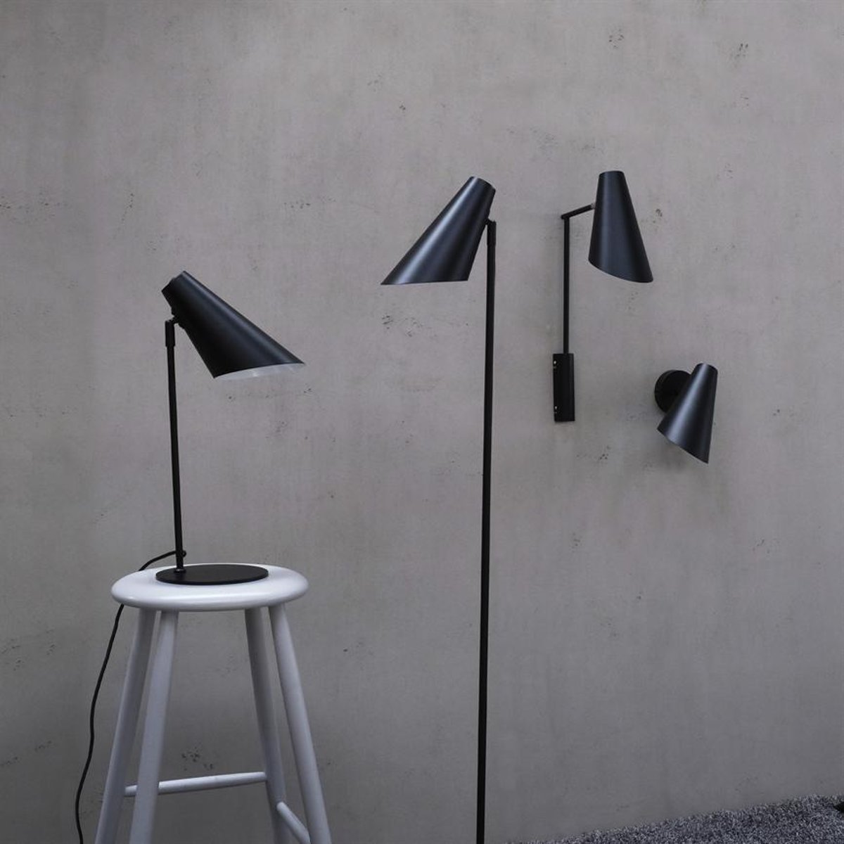 Applique en métal Cale noir, DYBERG LARSEN