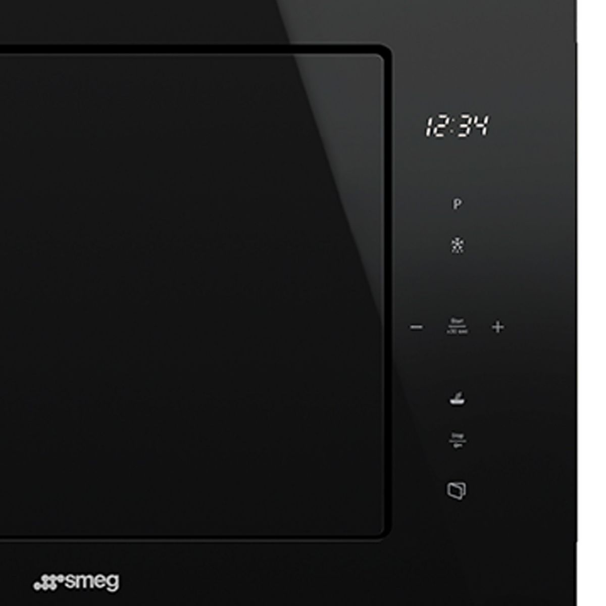 Micro ondes combiné encastrable FMI625CN noir, SMEG