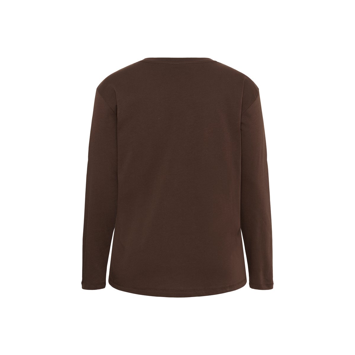T-shirt à manches longues marron chocolate brown, KAFFE CURVE