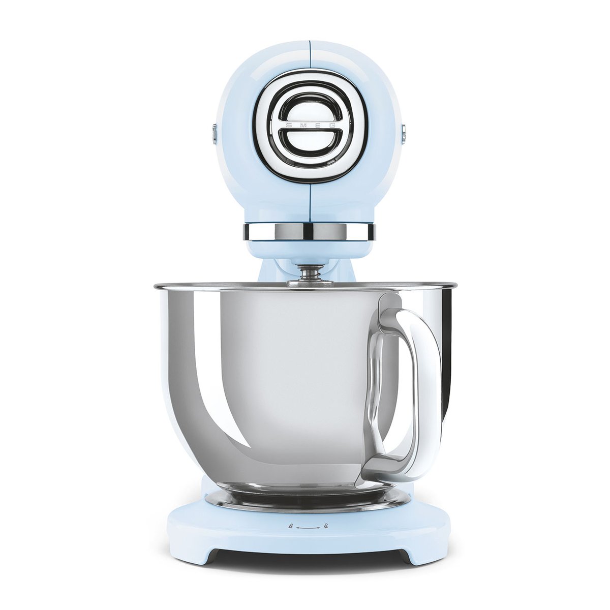 Robot patissier socle couleur SMF05 bleu azur brillant, SMEG