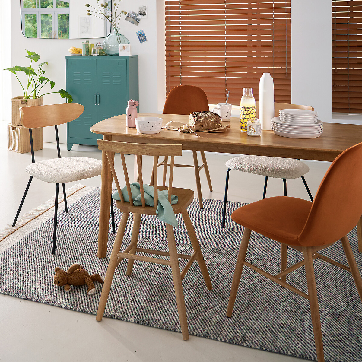 Tapis en laine, Naga multicolore, LA REDOUTE INTERIEURS