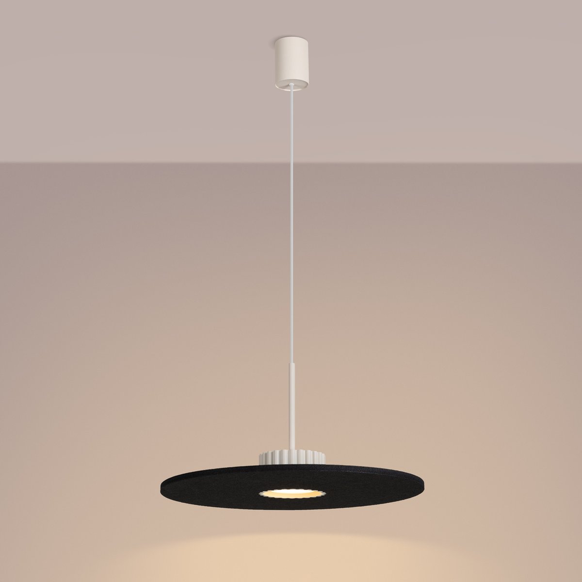 Suspension Feutre Beige Gx53 1 OVO beige, EDEN