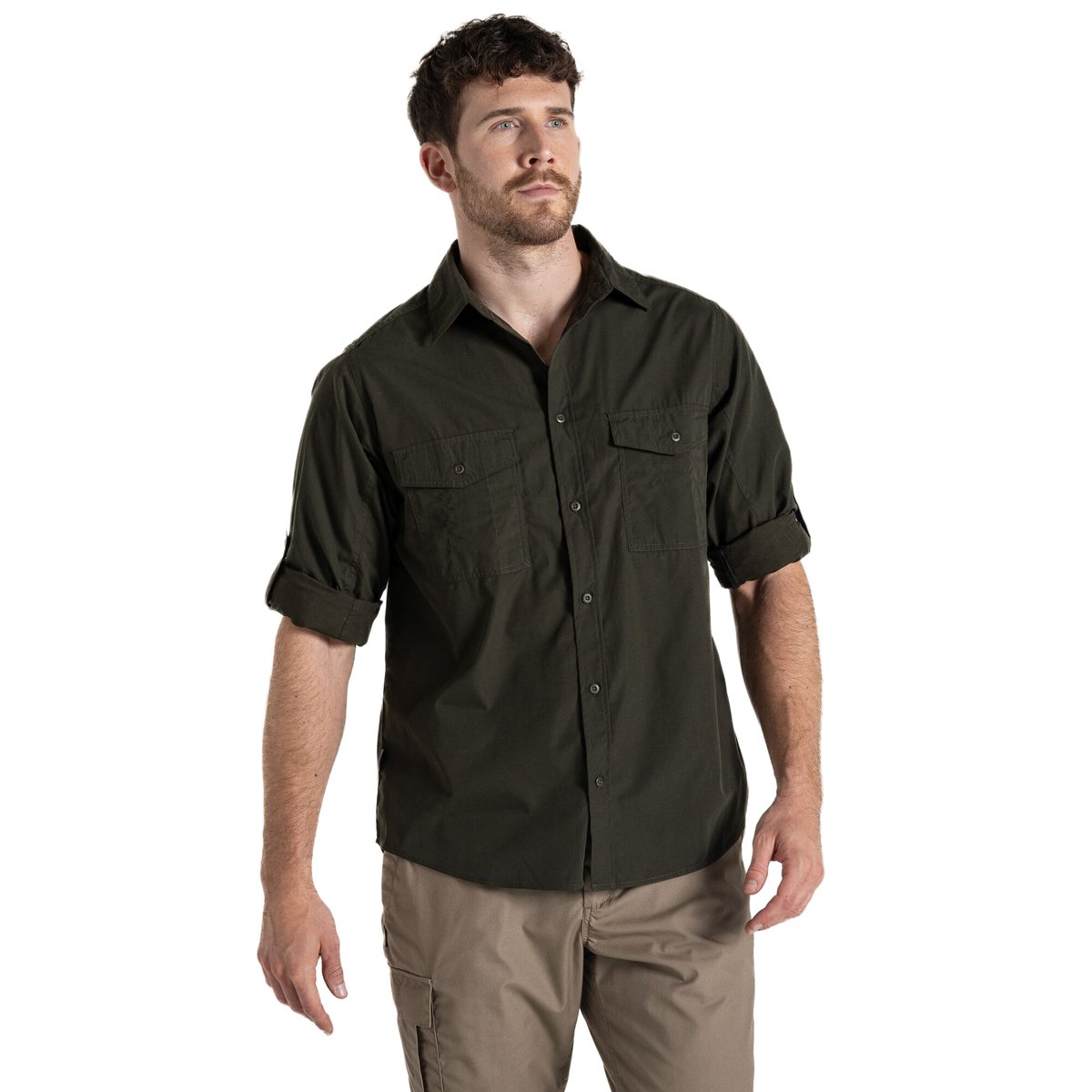 Chemise EXPERT KIWI vert kaki, CRAGHOPPERS