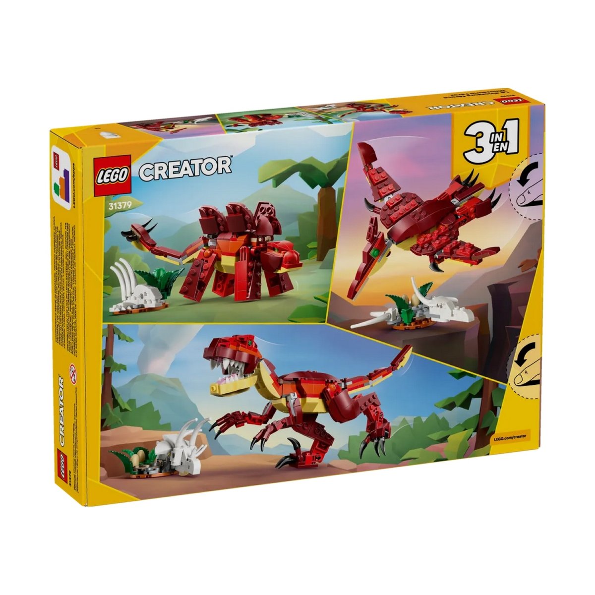 Le dinosaure féroce multicolore, LEGO