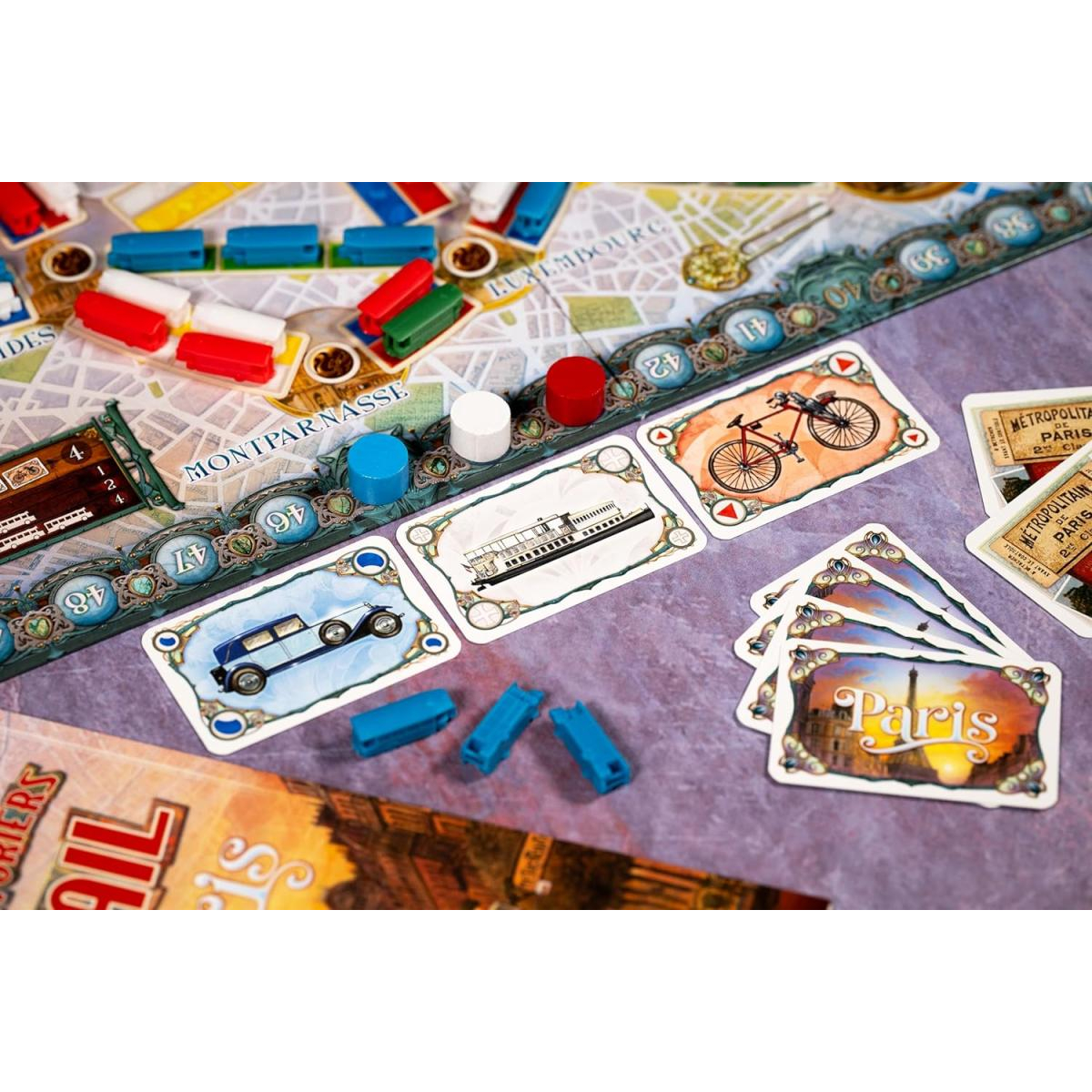 Les aventuriers du rail - Paris couleur unique, ASMODEE