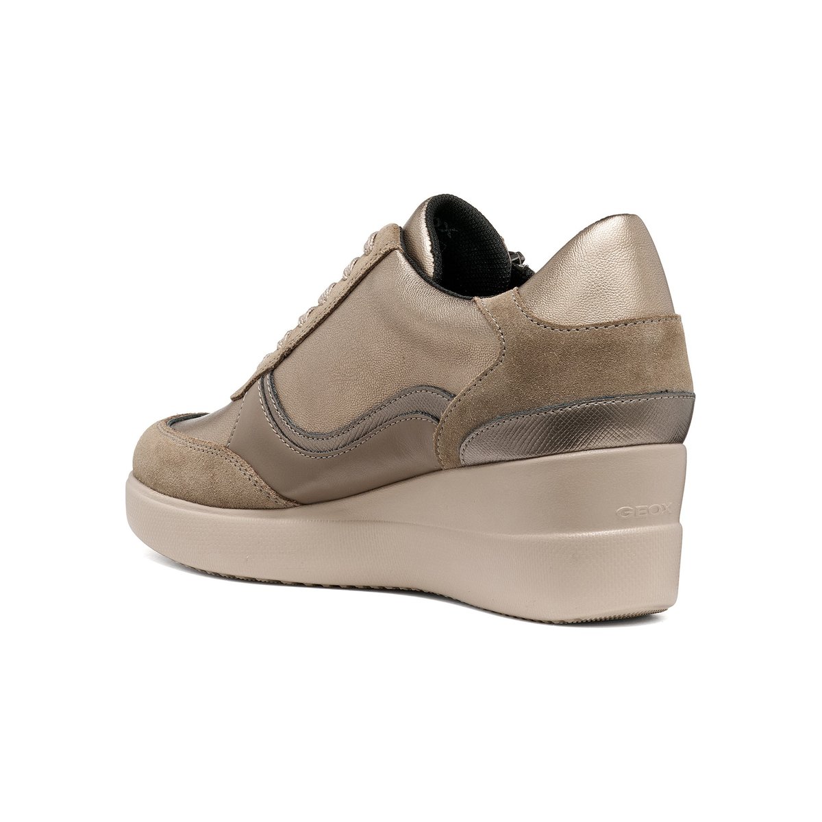 Baskets  D STARDUST vert sauge/beige, GEOX