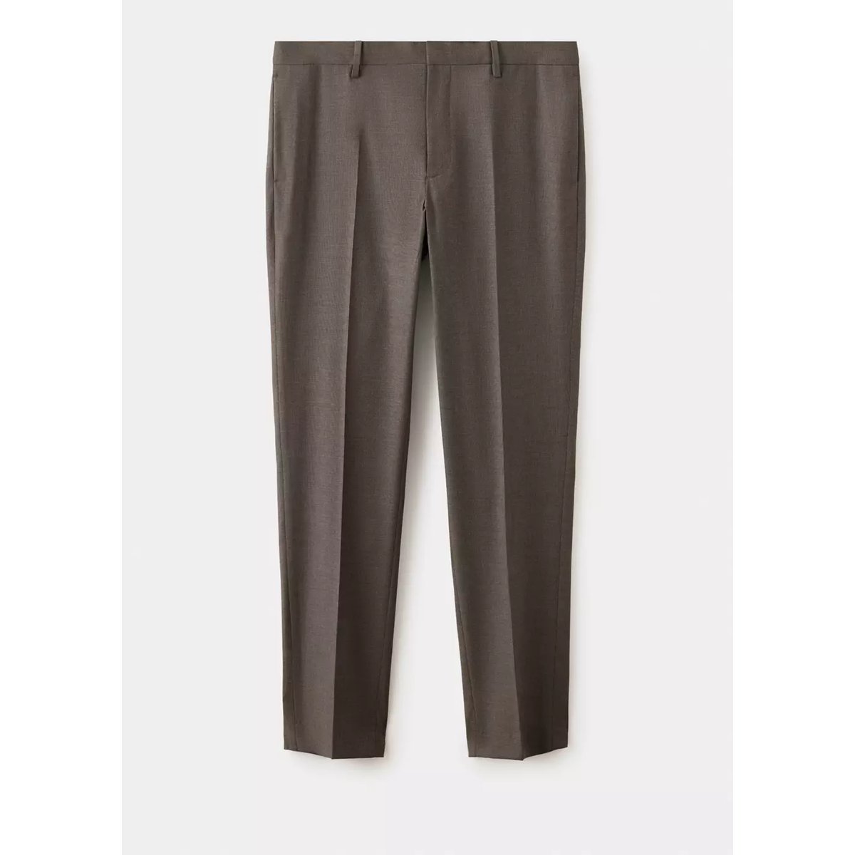 Pantalon costume Parí super slim-fit marron moyen, MANGO MAN