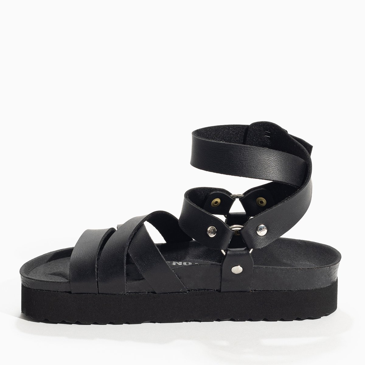 Sandales Vegan HARING noir, BAYTON