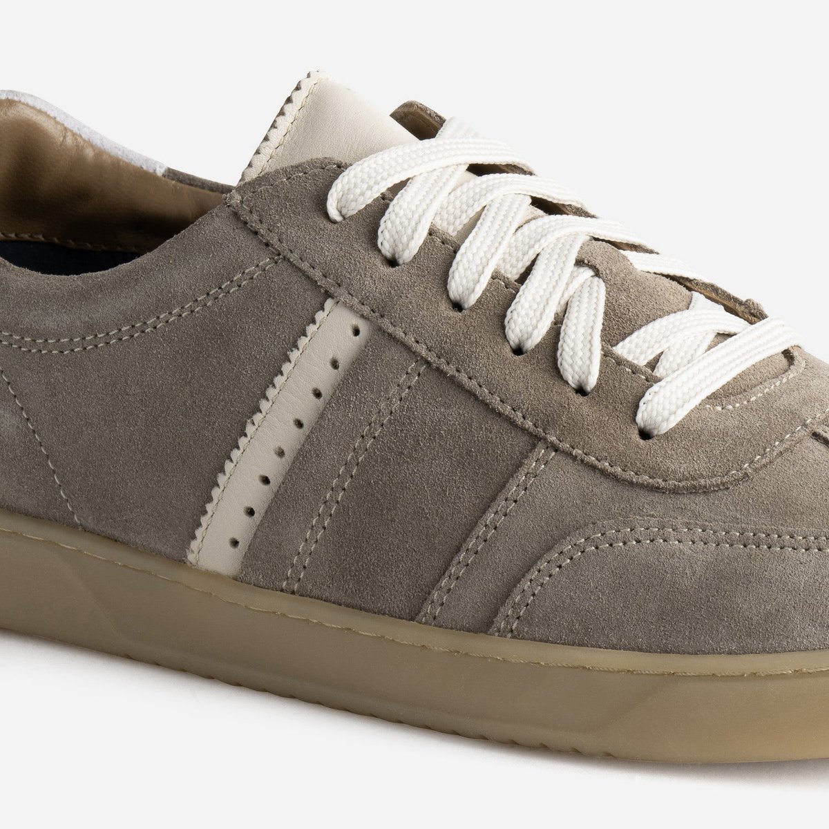 Basket en cuir GASTON taupe, ERAM
