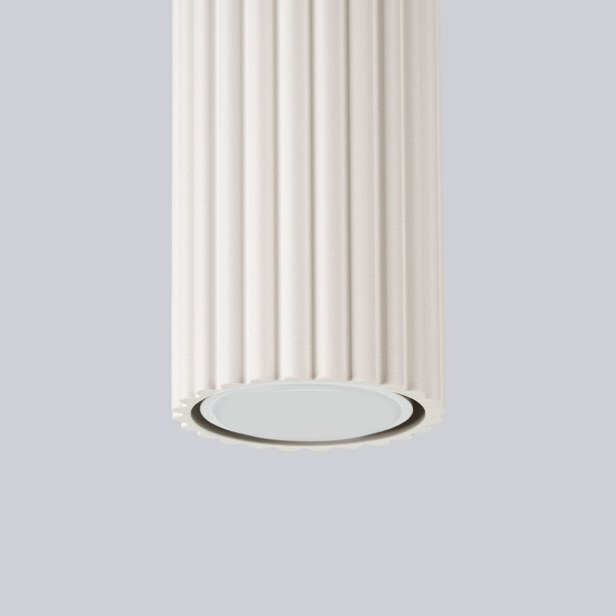 Plafonnier Aluminium Beige GU10 1 Karbon 10 beige, EDEN