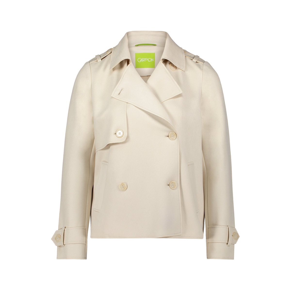 Manteau d'été à col à revers sheer bliss, CARTOON