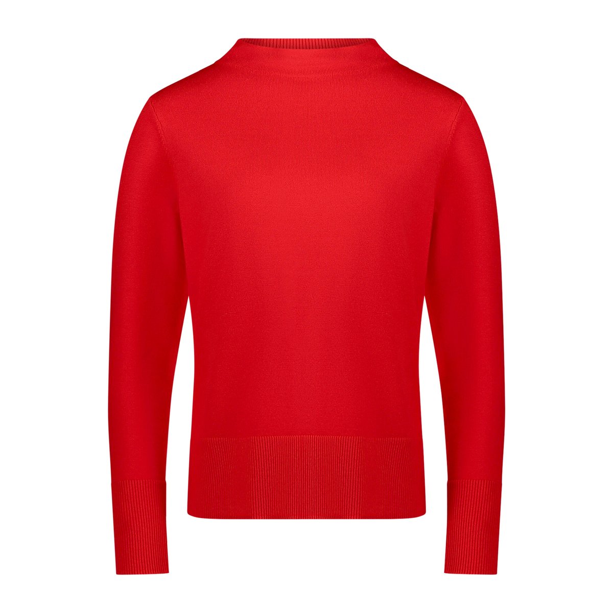 Pull-over en maille à col droit high risk red, BETTY BARCLAY