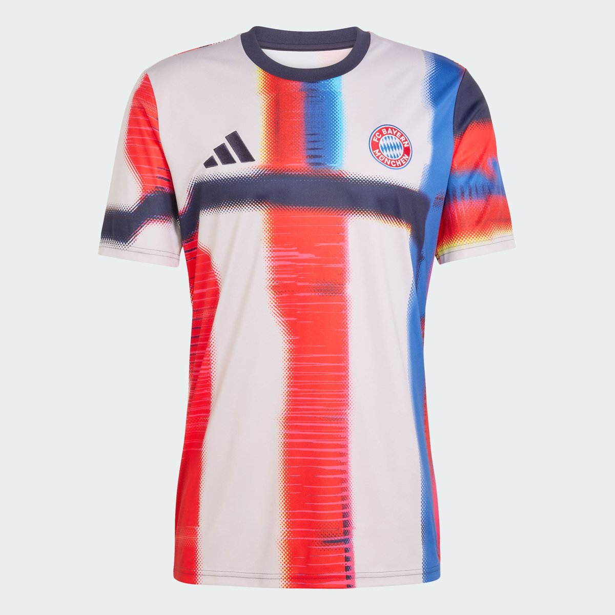 Maillot D’échauffement Fc Bayern Ss26 noble ink / hi-res blue / chalk pearl, adidas Performance