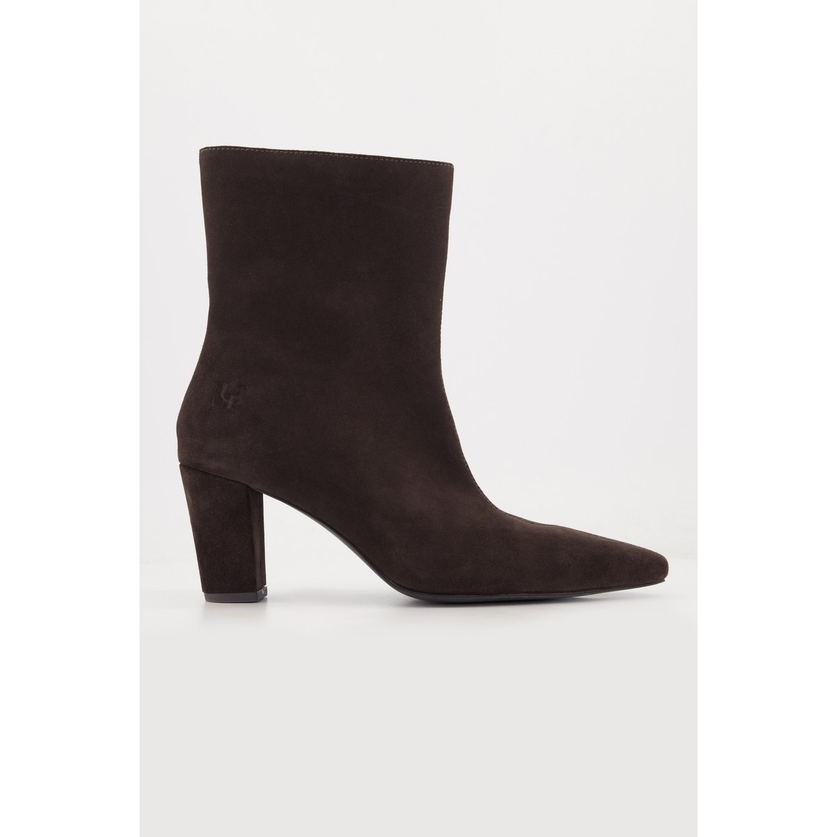 Bottines en cuir suédé , pied large brunâtre, ULLA POPKEN