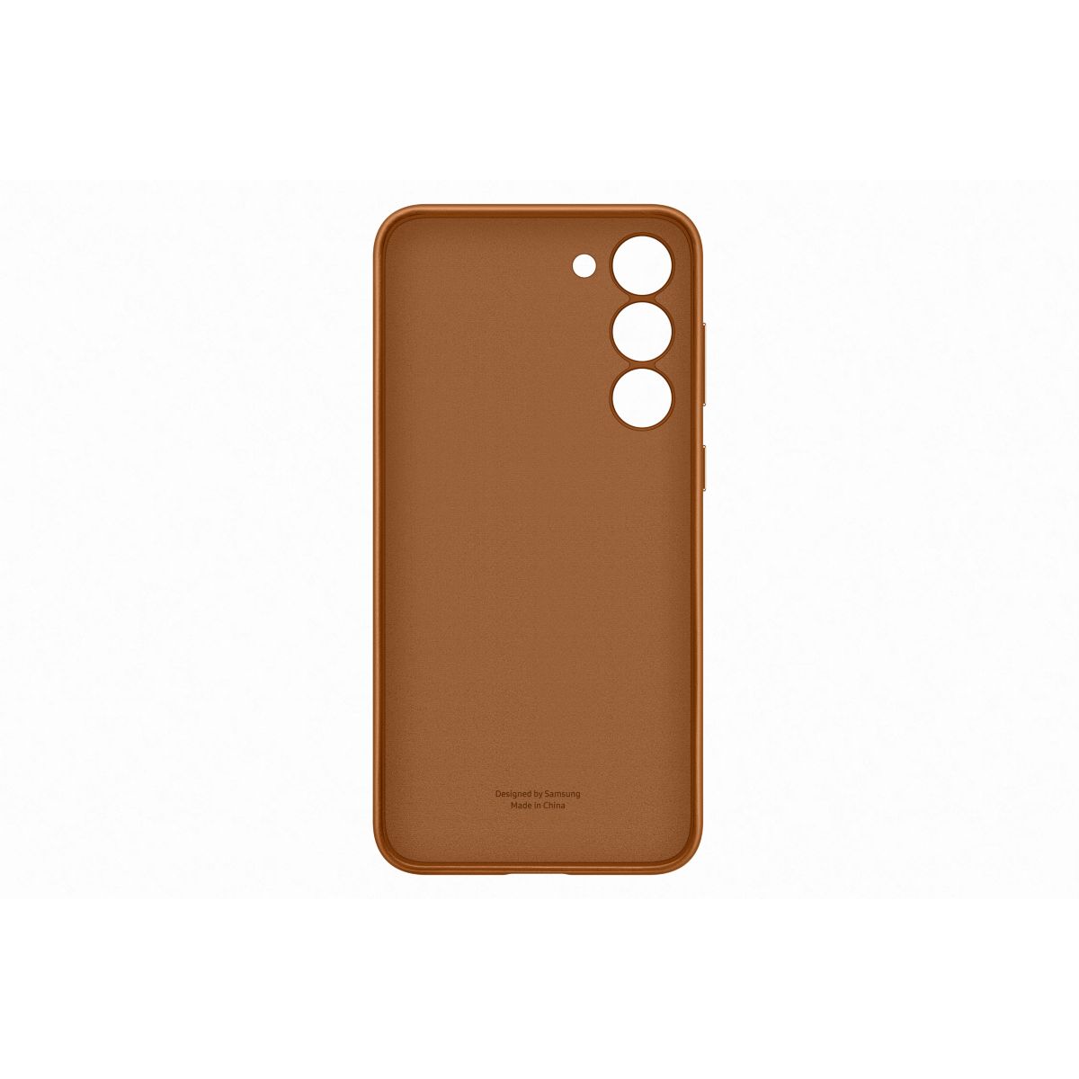 Coque S23+ cuir Camel camel, SAMSUNG