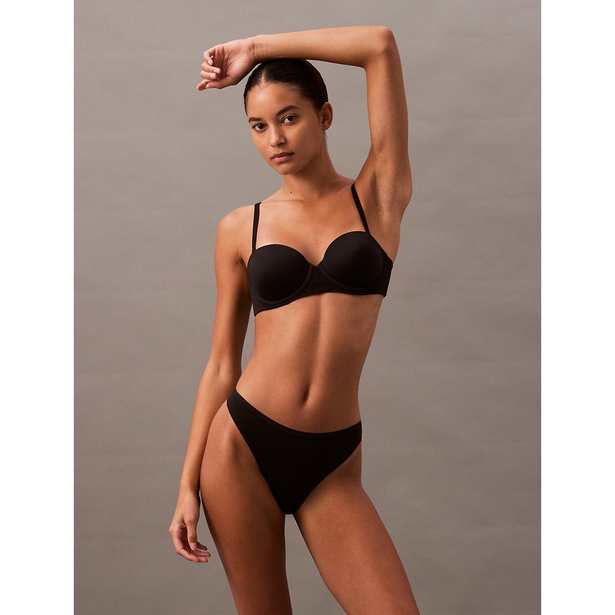 Tanga Perfectly Fit negro, CALVIN KLEIN UNDERWEAR