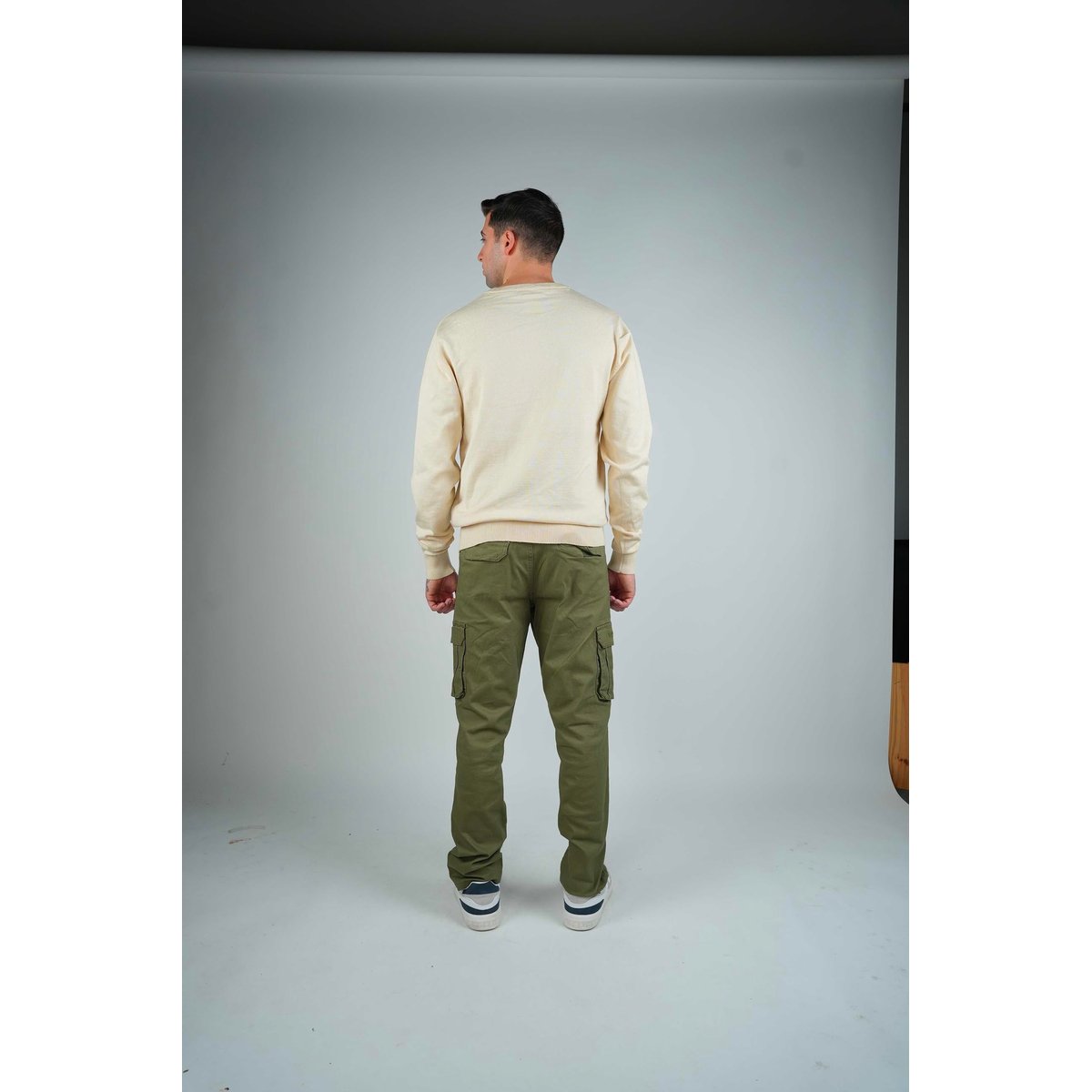 Pull col rond tulsa bleu  9SWE2333AD beige, REDSKINS
