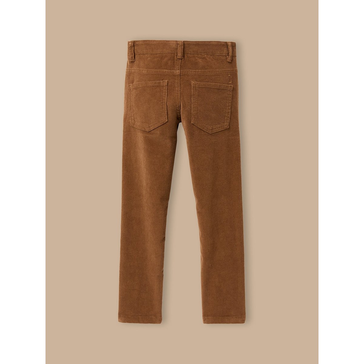 Slim en velours tabac, CYRILLUS