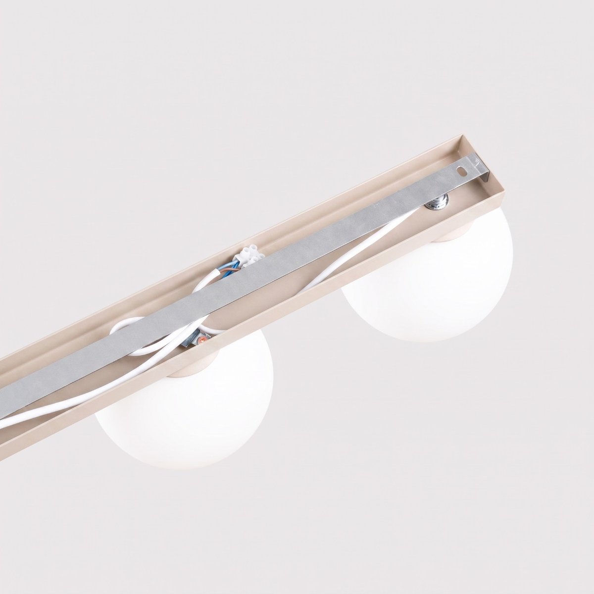 Plafonnier Acier Beige G9 3 Yoli beige, EDEN