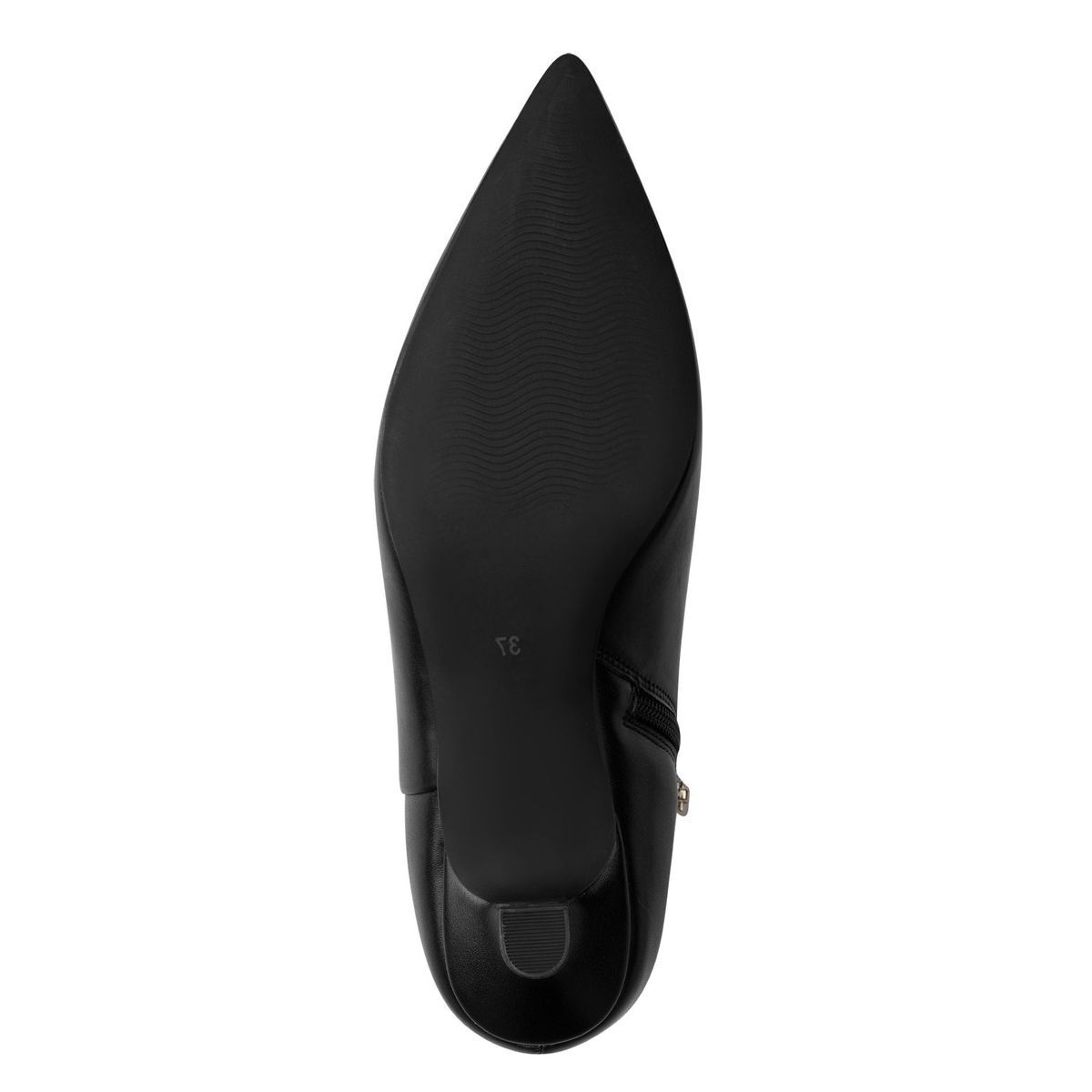 Bottine pointu noir nappa, MARCO TOZZI
