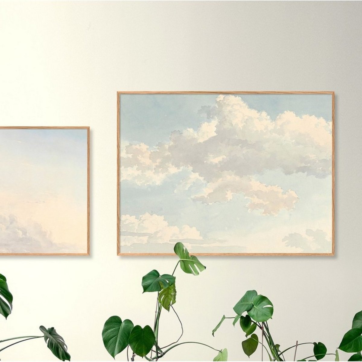 Affiche nuages Clouds IV bleu clair, THE DYBDAHL CO
