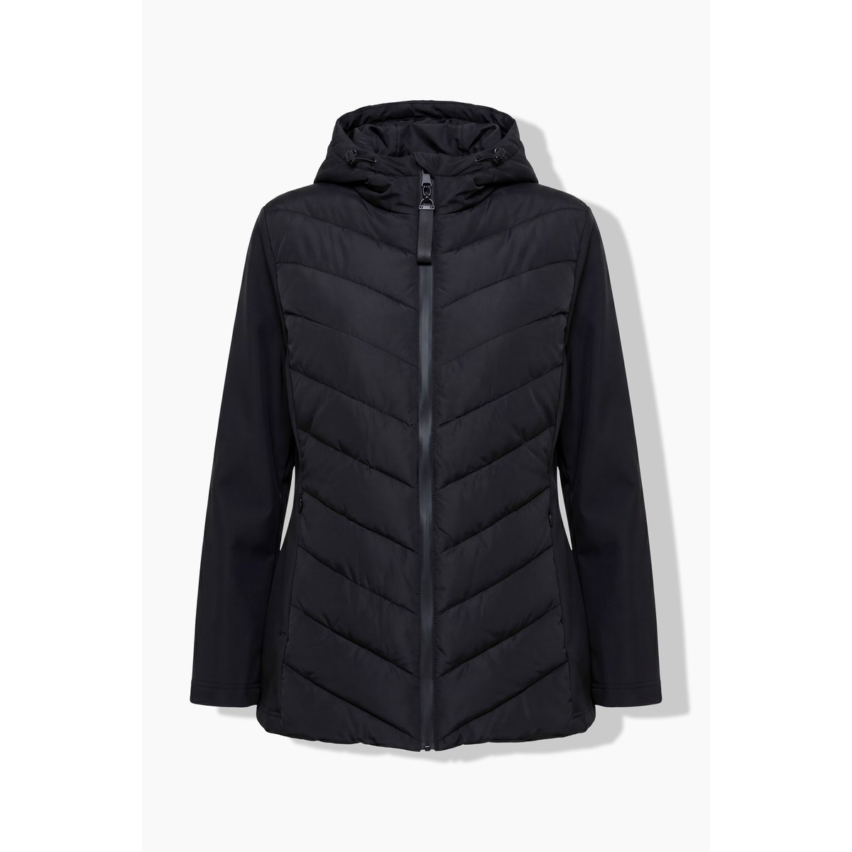 Veste hybride HYPRAR, mélange de matières noir, ULLA POPKEN