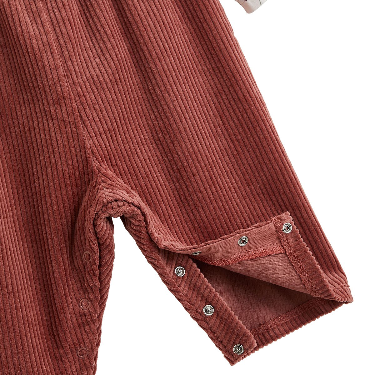 Ensemble salopette bébé en velours côtelé et t-shirt Evie rose, PETIT BEGUIN