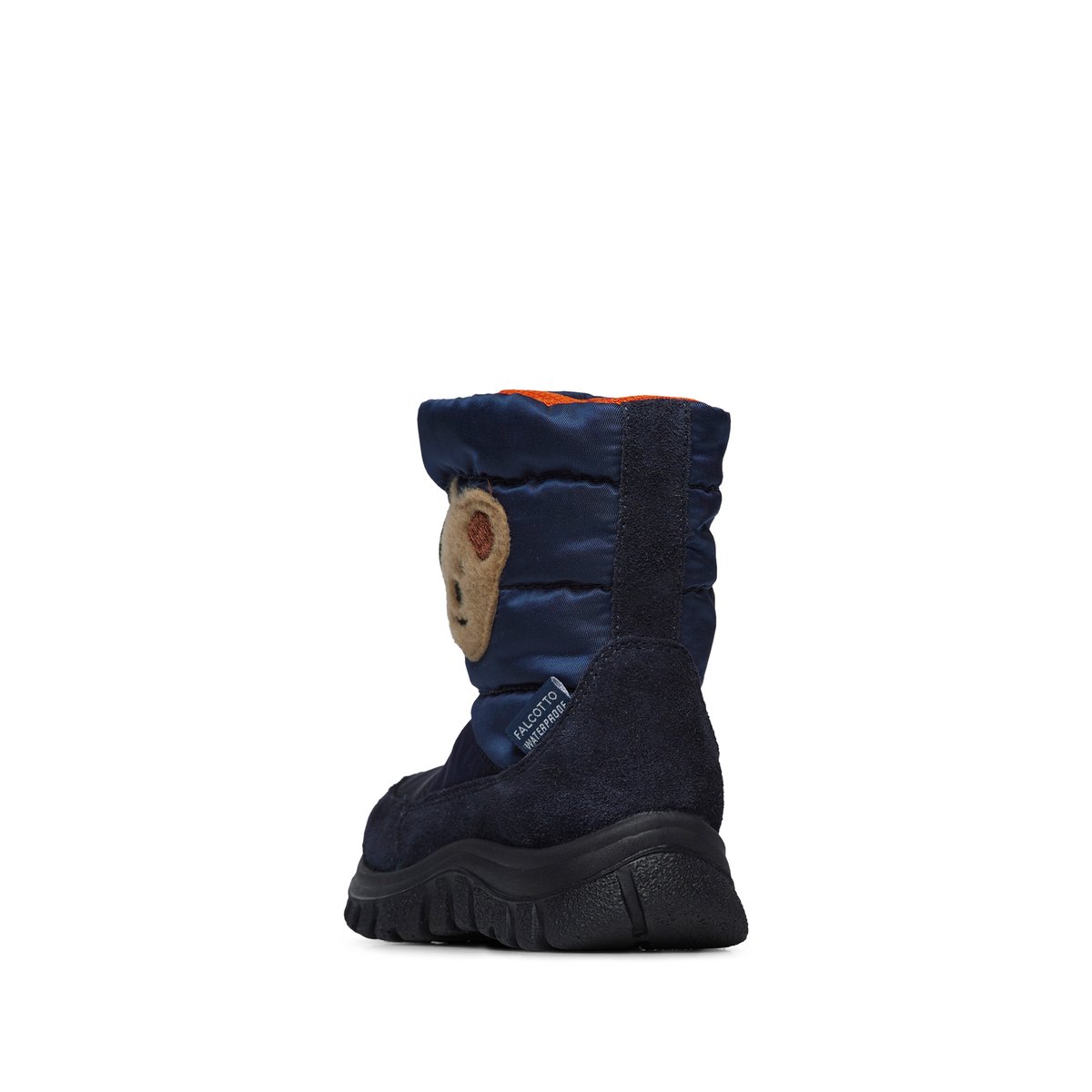 Bottes en suède et tissu POZNURR BEAR 2 WP marine, FALCOTTO