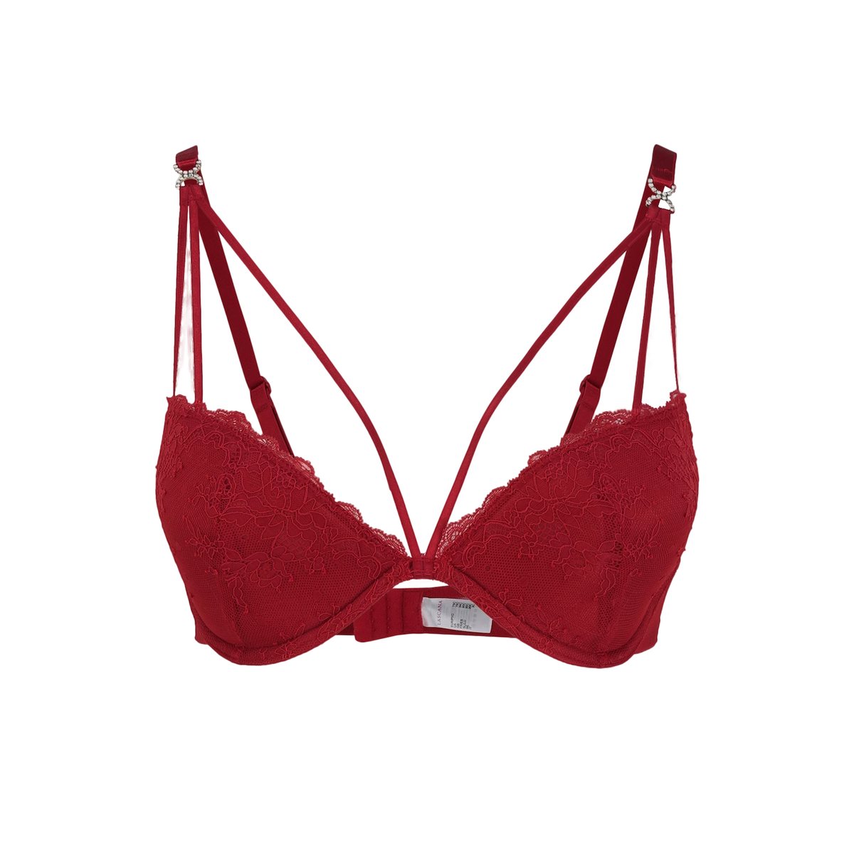 Soutien-gorge push-up Loire rouge, LASCANA