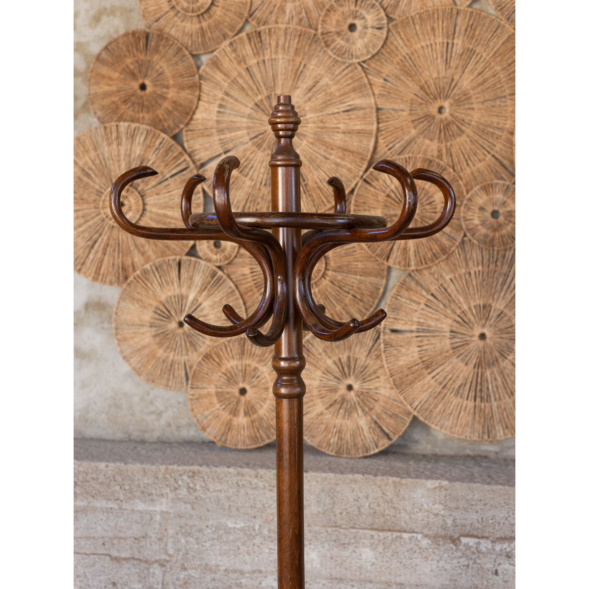 Porte-manteau perroquet Max N°461 - Bon état bois foncé, DEBONGOUT