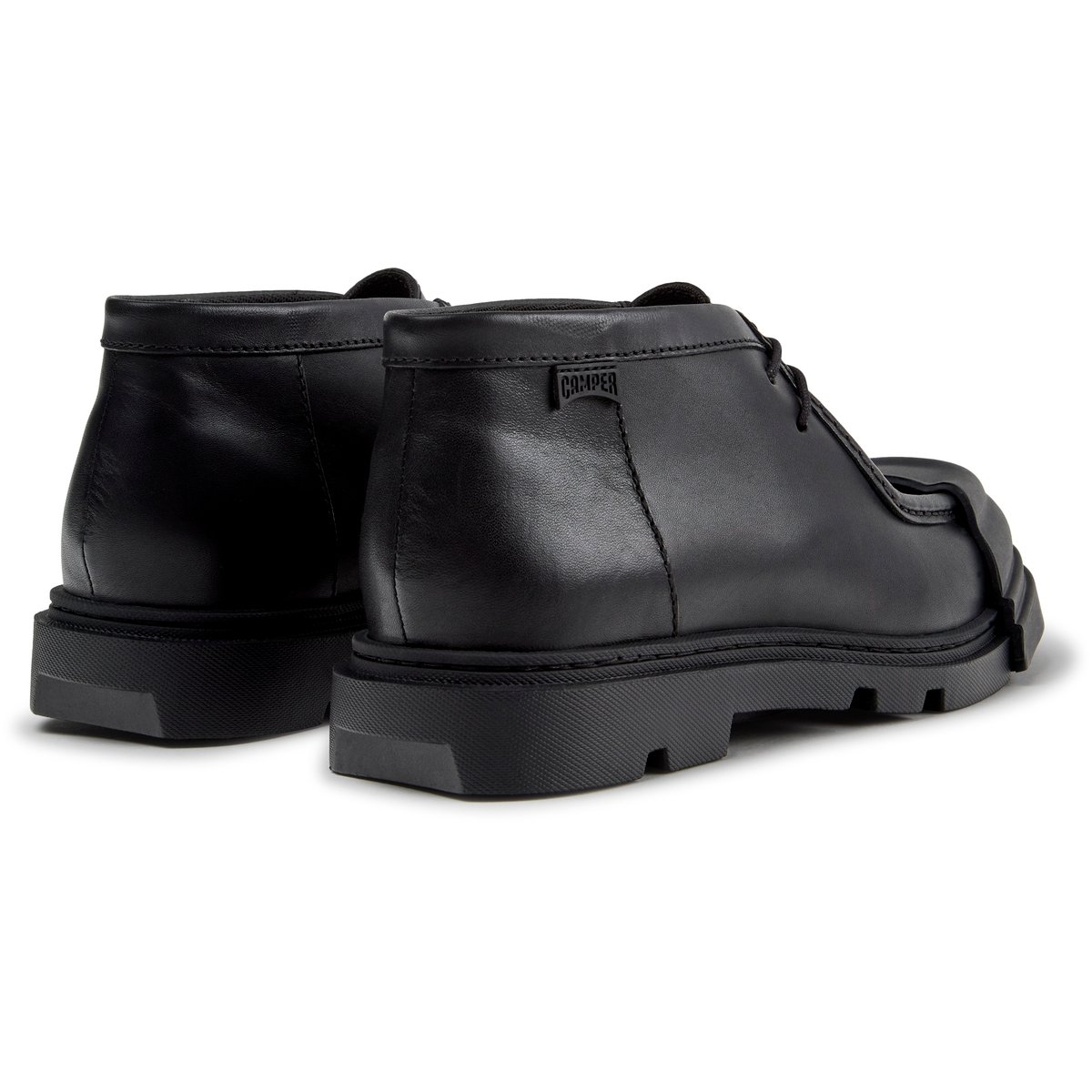 Bottines Junction Smooth Leather noir 004, CAMPER