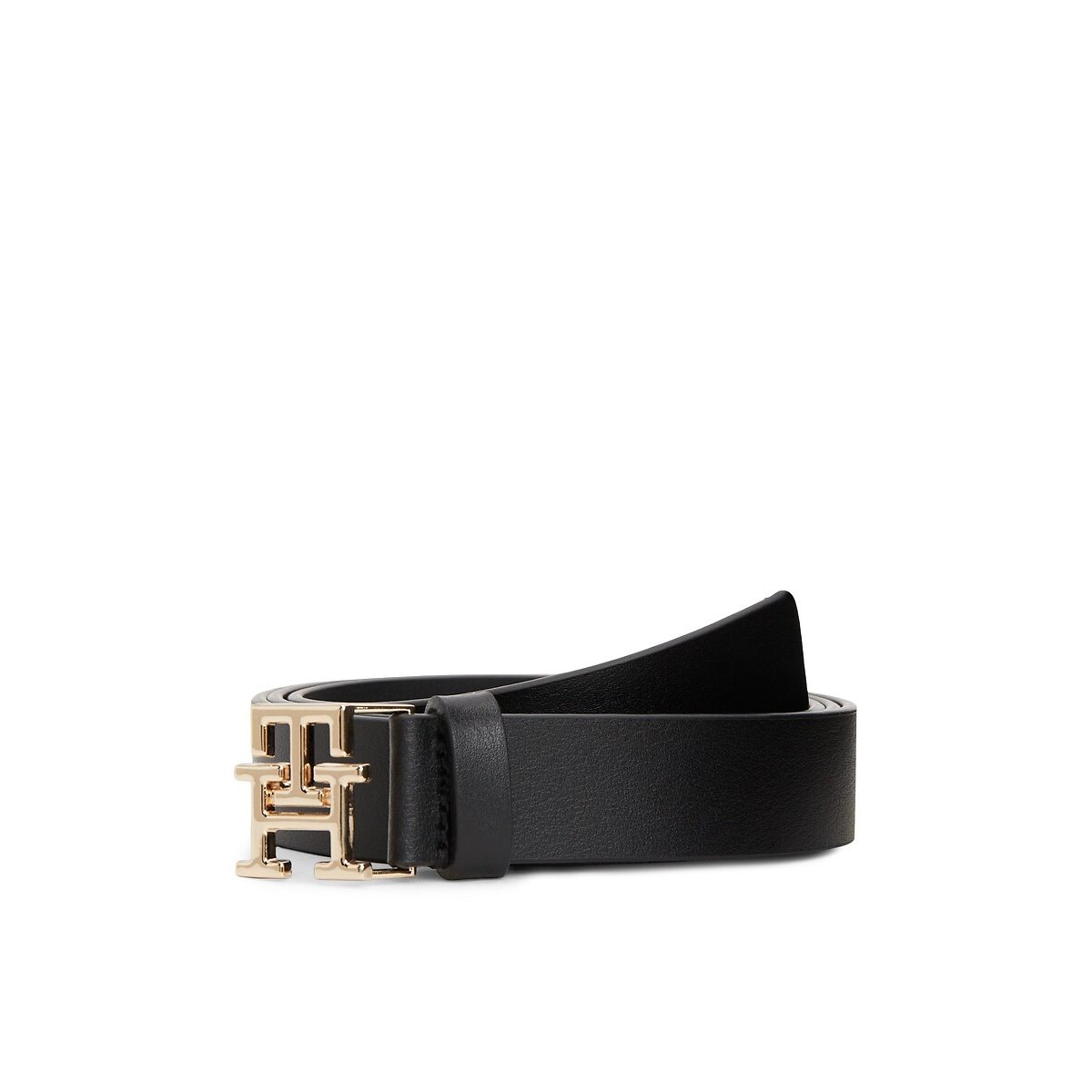 Cintura in pelle TH Modern 2,5 cm nero , TOMMY HILFIGER