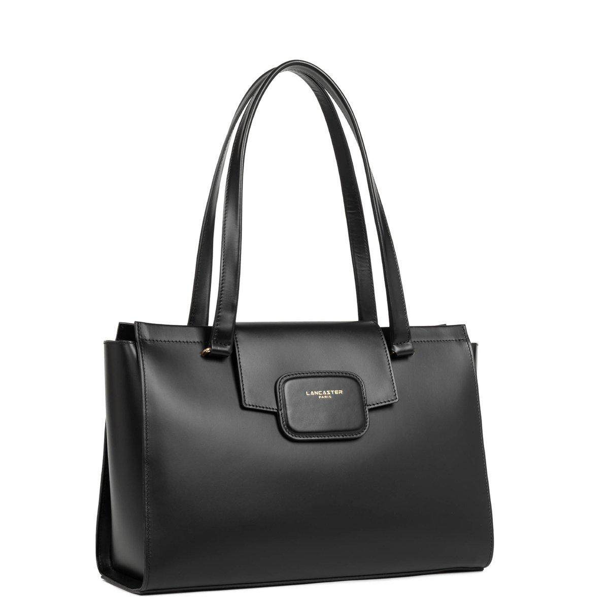 Sac cabas épaule PARIS PAD noir, LANCASTER