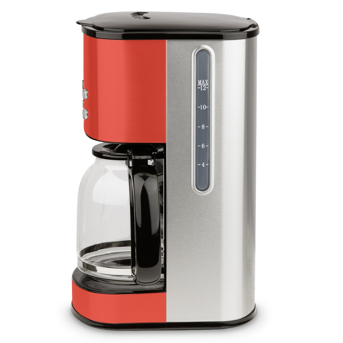 cafetière programmable - mg30 rouge noir, H.KOENIG